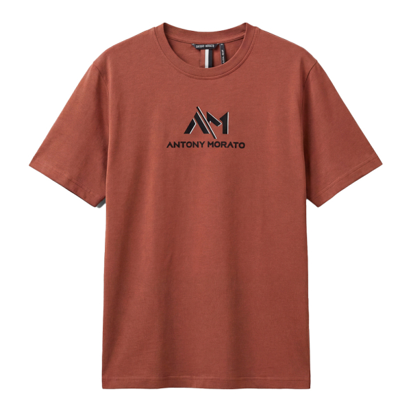 Antony Morato T-shirts Rouge - T-SHIRT COUPE CLASSIQUE AVEC LOGO - XL - Ref 44 €